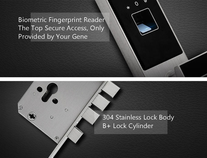 Ανοξείδωτος έξυπνος ευφυής απλός υψηλής ασφαλείας κλειδαριών πορτών κώδικα για το διαμέρισμα 2